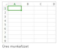 Új üres munkafüzet