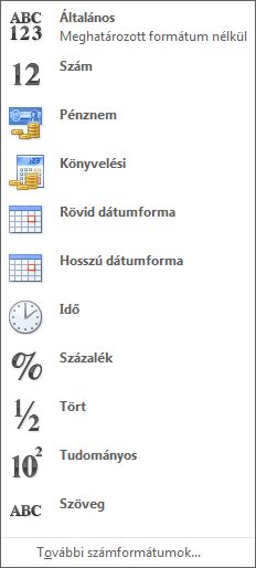 Számformátum gyűjtemény