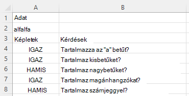 A REGIKIFSZÖVEG használata a lucerna szóra vonatkozó különböző kérdések megválaszolására