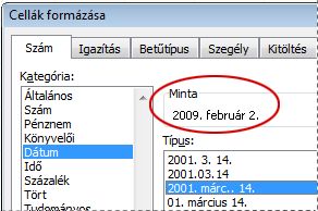 Sample box selected in Format Cells dialog box