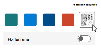 Háttérkép szerkesztése gomb képernyőképe
