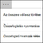 További lehetőségek a Microsoft Forms