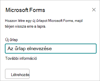 Adja meg az új űrlap nevét