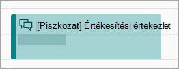 Értékesítési értekezlet vázlata a Calendar alkalmazásból