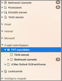 A navigációs ablak kiemelt A számítógépen elemmel