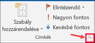 A kézbesítés késleltetésének beállításához válassza a További beállítások lehetőséget.
