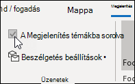 Megjelenítés beszélgetésként