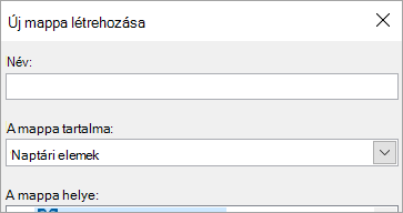 Create New Folder dialog box