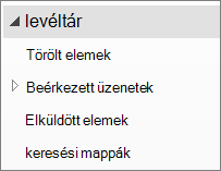 Bontsa ki az archív fájlt a navigációs ablaktáblában az almappák megjelenítéséhez.