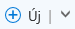 Új gombot és a lefelé mutató nyilat