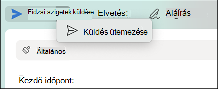 Küldés ütemezése