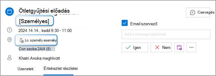 Személyes események ütemezése képernyőkép one.jpg
