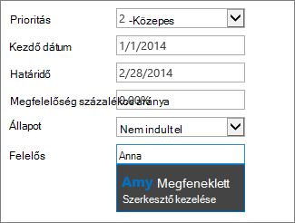 An autocomplete box search result with a secondary display field