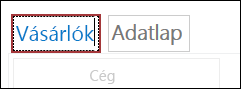 List view caption changed to Customers