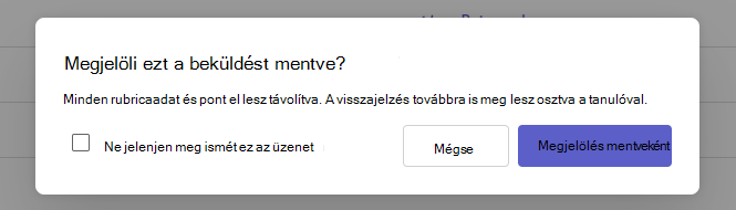 Elnézést kérő párbeszédpanel