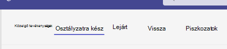 Osztályozásra kész.