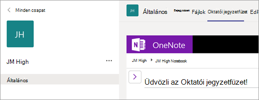 Oktatói jegyzetfüzet lap