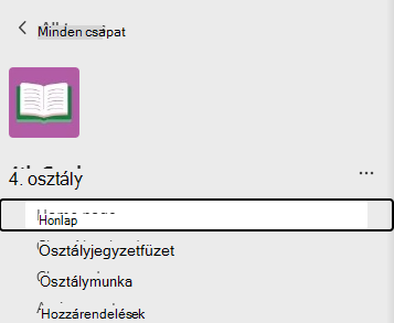 Képernyőkép a kezdőlapról.