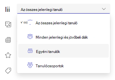 egyéni tanulók