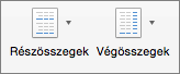 On the Design tab, select Subtotals or Grand Totals