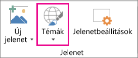 A 3D térképek Témák lehetősége