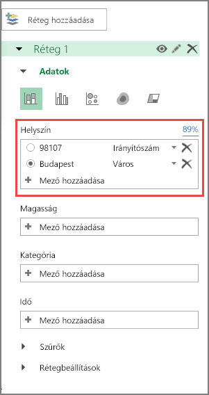 A kód irányítószámként azonosítva