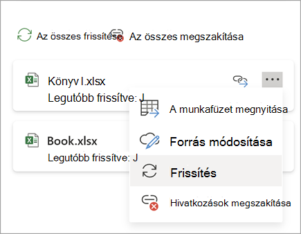 Hivatkozás frissítése gomb képernyőkép egy verzió two.png