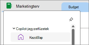 Copilot Jegyzetfüzetek a OneNote-ban