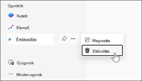 Képernyőkép egy ügynök Eltávolítás gombjáról.