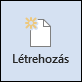A Létrehozás gomb