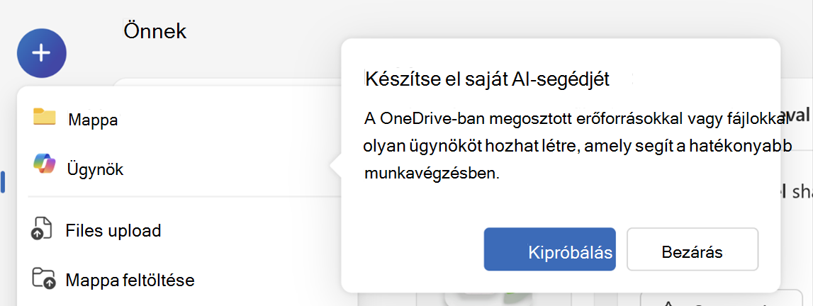 FRE – Ügynök létrehozása vagy feltöltése