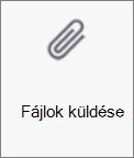 Fájlok küldése gomb az Android OneDrive-ban