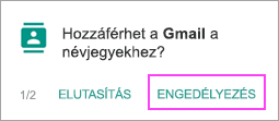Névjegyek
