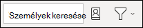 A Keresés menü elemei