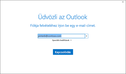 Üdvözli az Outlook