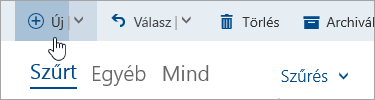 Az Új üzenet írása gomb képe