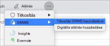 Titkosítás S/MIME használatával