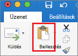 Beillesztés ikon