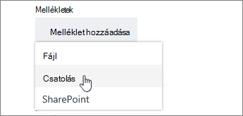 Melléklet használatának és feltöltésének beállításai