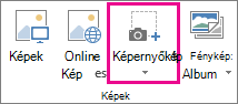 Nagy Képernyőkép gomb