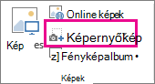 Kis Képernyőkép gomb
