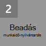 Befejezett lépés: Munkaidő-nyilvántartás beadása