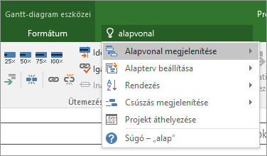 A Mutasd meg mezőbe beírt lekérdezés
