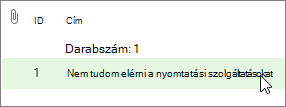 Kattintson egy elemre