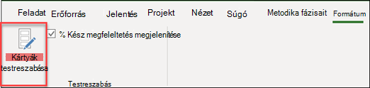 Névjegykártya testreszabása