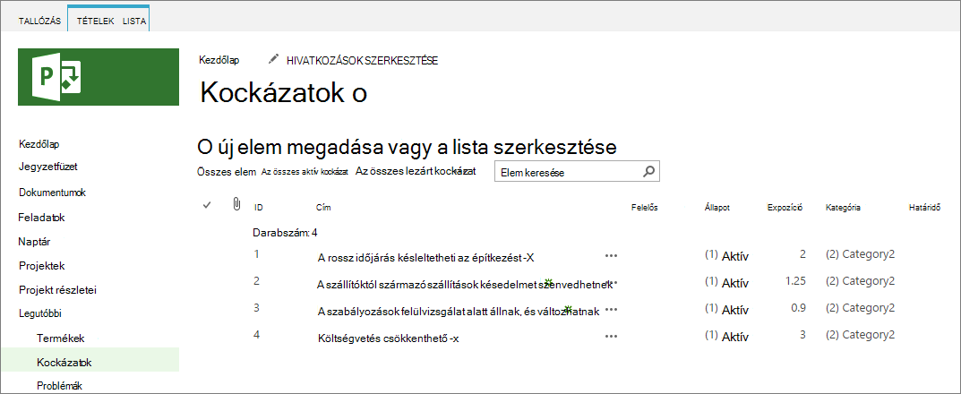 Mező szerint növekvő vagy csökkenő sorrendbe rendezéshez.