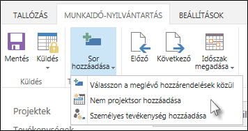 Sor hozzáadása