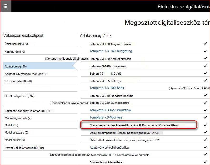 Ez a kép bemutatja az Elektronikus üzenetek funkció beállítását.