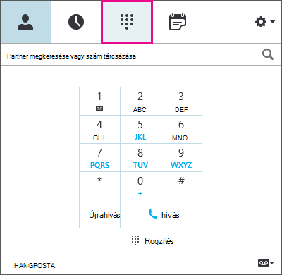 A Telefonszám szerkesztése párbeszédpanel