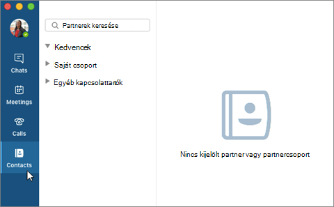 Contacts tab
